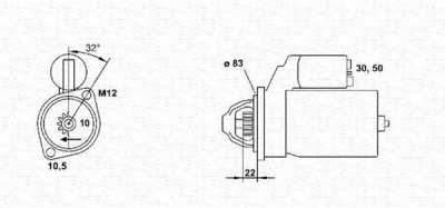 MAGNETI MARELLI 943251659010 -  Стартер